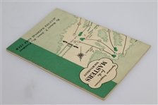 1953 Masters Tournament Spec Guide Signed by Demaret, Wood, Smith, & Nelson JSA ALOA