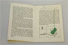 1953 Masters Tournament Spec Guide Signed by Demaret, Wood, Smith, & Nelson JSA ALOA