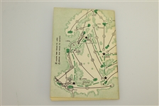 1953 Masters Tournament Spec Guide Signed by Demaret, Wood, Smith, & Nelson JSA ALOA