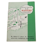 1955 Masters Tournament Spectator Guide - Cary Middlecoff Winner