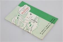 1955 Masters Tournament Spectator Guide - Cary Middlecoff Winner