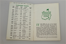 1955 Masters Tournament Spectator Guide - Cary Middlecoff Winner