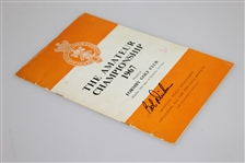 Bob Dickson Signed 1967 British Amateur at Formby Golf Club Program JSA ALOA