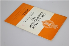 Bob Dickson Signed 1967 British Amateur at Formby Golf Club Program JSA ALOA