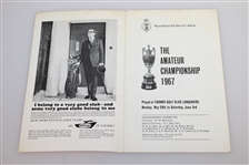 Bob Dickson Signed 1967 British Amateur at Formby Golf Club Program JSA ALOA
