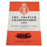 1955 British Amateur at The Royal Lytham & St. Annes GC Program - Wednesday