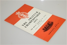 1955 British Amateur at The Royal Lytham & St. Annes GC Program - Wednesday