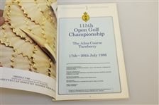 Greg Norman Signed 1986 OPEN Championship at Turnberry Program JSA ALOA