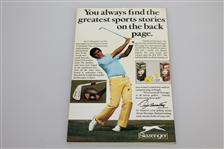 Greg Norman Signed 1986 OPEN Championship at Turnberry Program JSA ALOA