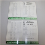 Greg Norman Signed 1993 OPEN Championship Program with Two Pairing Sheets JSA ALOA
