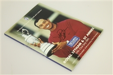 David Duval Signed 2001 OPEN Championship at Royal Lytham & St. Annes Program JSA ALOA