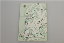 George Archer Signed 1969 Masters Tournament Spectator Guide JSA ALOA