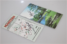 Jose Maria Olazabal Signed 1994 & 1999 Masters Tournament Spectator Guides JSA ALOA
