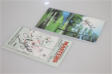 Jose Maria Olazabal Signed 1994 & 1999 Masters Tournament Spectator Guides JSA ALOA