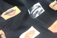Don Cherry's Personal Smiles & Lips Themed Moschino Jeans - Made in Italy