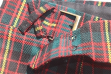 Don Cherry's Personal Varela Luxury Made Plaid Golf Slacks