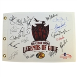 Multi-Signed Champions Tour Legends of Golf Flag JSA ALOA