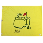 Bubba Watson Signed 2014 Masters Embroidered Flag JSA #L13601
