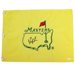 Fred Couples Signed Undated Masters Embroidered Flag JSA #Q23206