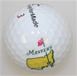 Rickie Fowler Signed Masters Logo Golf Ball JSA ALOA