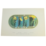1971 Ryder Cup at Old Warson Complete Set of Lithographs & Booklet