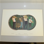 1971 Ryder Cup at Old Warson Complete Set of Lithographs & Booklet