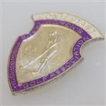 Vintage Trans-Mississippi Golf Association Women's Contestant Shield Badge