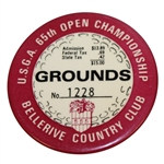 1965 US Open Championship at Bellerive Country Club Grounds Badge #1228