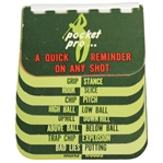 Vintage Pocket Pro: A Quick Reminder On Any Shot Booklet Pat. No. D146440