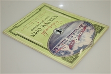 1934 US Open Championship at Merion Cricket Club Program - Olin Dutra Winner