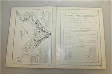 1934 US Open Championship at Merion Cricket Club Program - Olin Dutra Winner