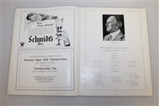 1934 US Open Championship at Merion Cricket Club Program - Olin Dutra Winner