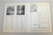 1934 US Open Championship at Merion Cricket Club Program - Olin Dutra Winner
