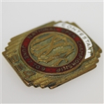1934 US Open Championship Contestant Badge - Olin Dutra Winner