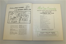 1946 US Open Championship at Canterbury Program - Lloyd Mangrum Winner