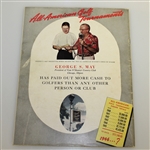1946 US Open Championship at Canterbury Program - Lloyd Mangrum Winner