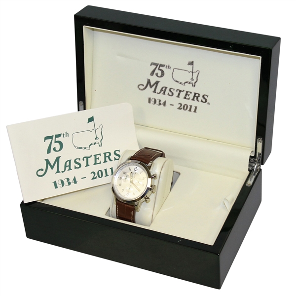 Masters 75th Anniversary Ltd. Ed. Commemorative Watch in Emerald Green Box - 2011