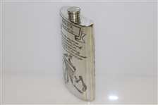 Augusta National Golf Club English Pewter Golf Flask - Great Condition