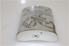 Augusta National Golf Club English Pewter Golf Flask - Great Condition