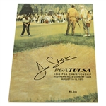 Dave Stockton Signed 1970 PGA Championship at Southern Hills Official Program JSA ALOA