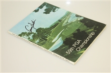 Lanny Wadkins Signed 1977 PGA Championship at Pebble Beach Official Program JSA ALOA
