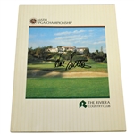 Hal Sutton Signed 1983 PGA Championship at The Riviera CC Official Program JSA ALOA