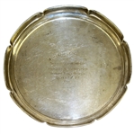 Don Cherrys 1962 WGA 60th Amateur Championship Quarter-Finalist Sterling Tray