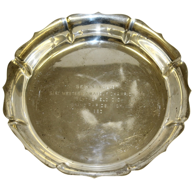 Don Cherrys 1953 Semi-Finalist 51st Western Amateur Championship Sterling Tray