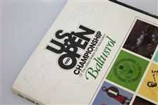 1980 US Open Program Signed by Winner Nicklaus, Palmer, Seve, & Others JSA ALOA