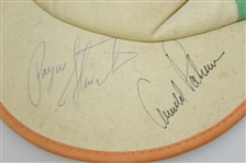 Payne Stewart & Arnold Palmer Signed Vintage Visor JSA ALOA