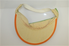 Payne Stewart & Arnold Palmer Signed Vintage Visor JSA ALOA