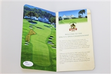 Dustin Johnson Signed 2016 US Open at Oakmont Yardage Guide JSA #T76566