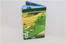 Dustin Johnson Signed 2016 US Open at Oakmont Yardage Guide JSA #T76566
