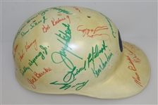 Multi-Signed Vintage Cleveland Open Cream Hard Hat - Lema, Snead, Boros, others JSA ALOA
